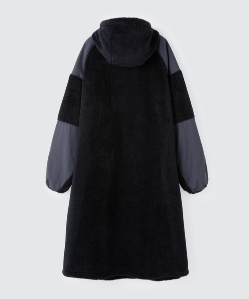 WILD THINGS（ワイルドシングス）の「レベル3 シャギーフーデッドコート│LEVEL3 SHAGGY HOODED COAT（ダウンジャケット/コート・レディース・ブラック/グレー・S/M）」の9枚目の写真