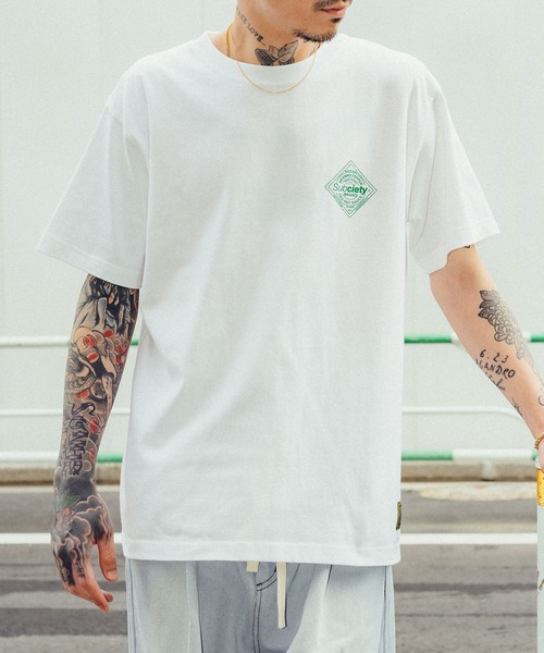 Subciety(サブサエティ)の「Pepper tee(Tシャツ/カットソー・メンズ・レッド/ホワイト/ブラック・XX-LARGE/X-LARGE/LARGE/MEDIUM/SMALL)」の8枚目の写真