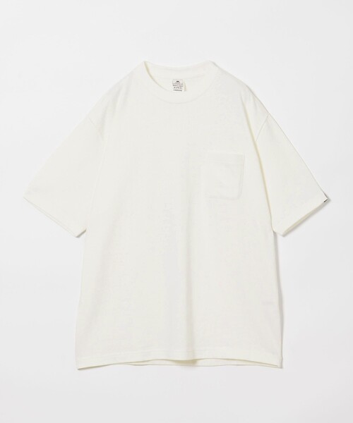 UNITED ARROWS（ユナイテッドアローズ）の「＜LOOPWHEELER x LOWERCASE for UNITED ARROWS＞ ヘヴィウェイト ポケットTシャツ（Tシャツ/カットソー・メンズ・ダークグリーン/ホワイト/ブラック/グレー系・S/M/L/XL）」の2枚目の写真