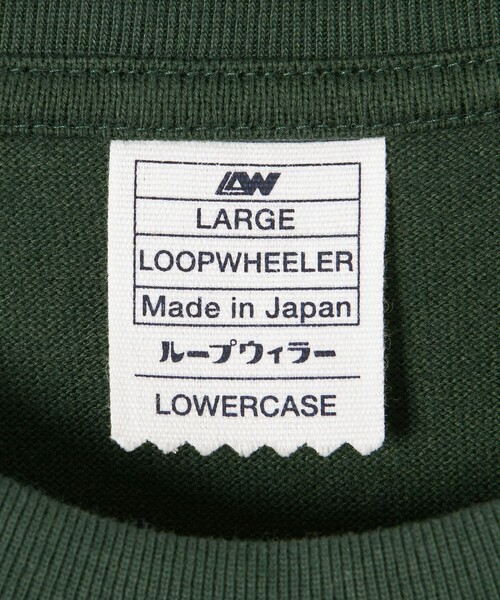 UNITED ARROWS（ユナイテッドアローズ）の「＜LOOPWHEELER x LOWERCASE for UNITED ARROWS＞ ヘヴィウェイト ポケットTシャツ（Tシャツ/カットソー・メンズ・ダークグリーン/ホワイト/ブラック/グレー系・S/M/L/XL）」の12枚目の写真