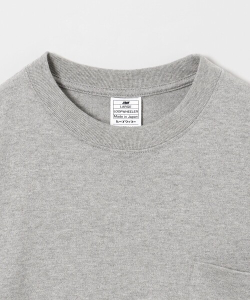 UNITED ARROWS（ユナイテッドアローズ）の「＜LOOPWHEELER x LOWERCASE for UNITED ARROWS＞ ヘヴィウェイト ポケットTシャツ（Tシャツ/カットソー・メンズ・ダークグリーン/ホワイト/ブラック/グレー系・S/M/L/XL）」の20枚目の写真