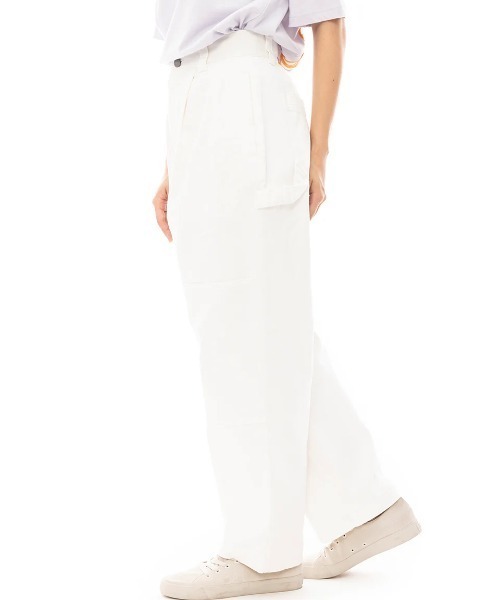 RVCA（ルーカ）の「【RVCA/ルーカ】24SS RECESSION DOUBLE KNEE PANTS/タック入りワークワイドシルエットダブルニーデニムパンツ（その他パンツ・レディース・ホワイト/ブラック/ブルー・MEDIUM/LARGE）」の8枚目の写真