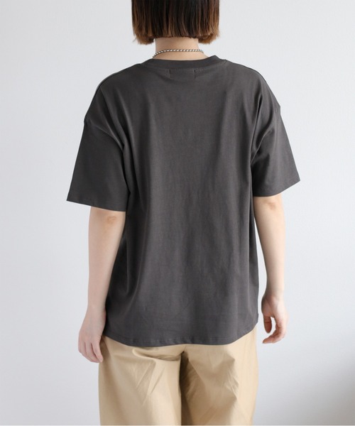 BEVERLY HILLS POLO CLUB（ビバリーヒルズポロクラブ）の「【BEVERLY HILLS POLO CLUB】ワンポイント刺繍ロゴ半袖Tee（Tシャツ/カットソー・レディース・ワイン/ホワイト/グリーン/オレンジ/モカ/オートミール/チャコール/ブルー・M/L）」の20枚目の写真