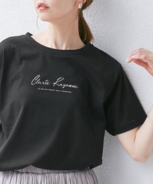 ROPE' PICNIC | 【UVカット・汗染み加工・接触冷感】手描き風ロゴプリントTシャツ(Tシャツ/カットソー)