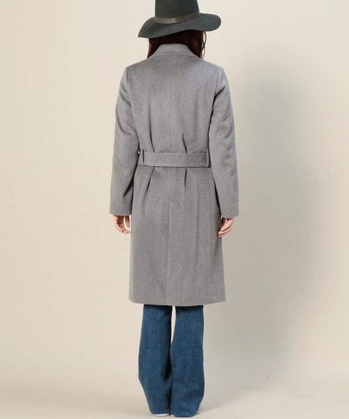 H Beauty&youth ♡ ユナイテッドアローズ ベルテッドコート グレー H BEAUTY&YOUTH UNITED ARROWS（エイチビューティーアンドユース