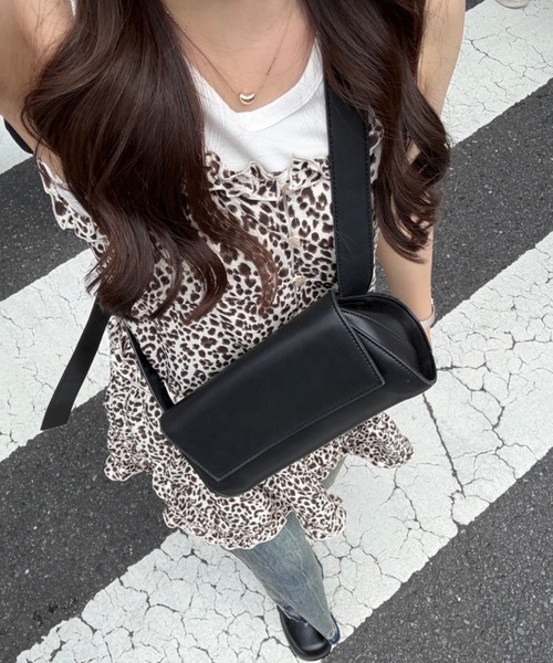 continuer de NICE CLAUP（コンティニューデナイスクラップ）の「【@_chipi2xセレクト】キャミティアードチュニック（シャツ/ブラウス・レディース・オフホワイト/ブラウン系その他/ピンク/ネイビー/ブラック/レオパード/その他11・FREE）」の7枚目の写真