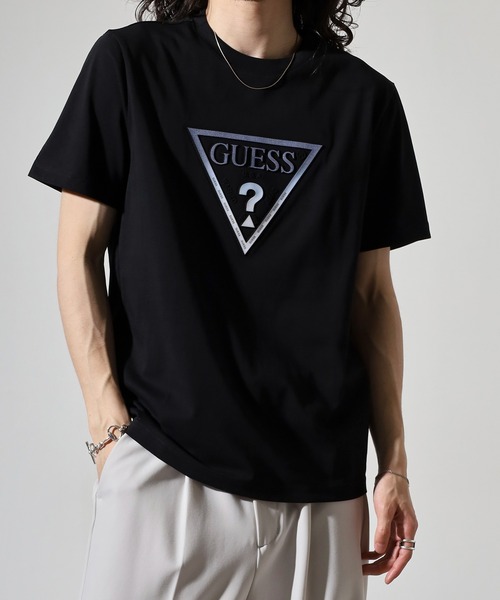 Guess（ゲス）の「GUESS MEN'S S/SLV TEE SHIRT  Tシャツ（Tシャツ/カットソー・メンズ・ブラック・L）」の12枚目の写真
