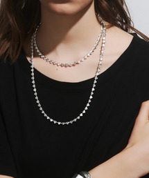 quip queint（クイップクエイント）の「【quip queint】press heart middle necklace/プレス ハート ミドル ネックレス（ネックレス）」