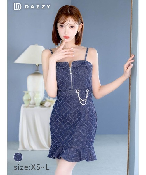 ★セール♪★BGMAXAZRIA タイウエストデイドレス★ キャバ ドレス レース[品番：DY000028218]｜Dazzy（デイジー）の