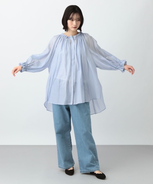 ◯studio CLIP natural by clip ギャザーチュニック◯ studio CLIP（スタディオクリップ）の「《Natural by CLIP