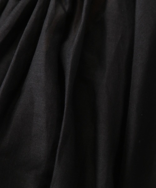 studio CLIP(スタディオクリップ)の「《natural by clip》コットンシルクギャザーチュニック(チュニック・レディース・ブラック/ライトブルー・FREE)」の22枚目の写真