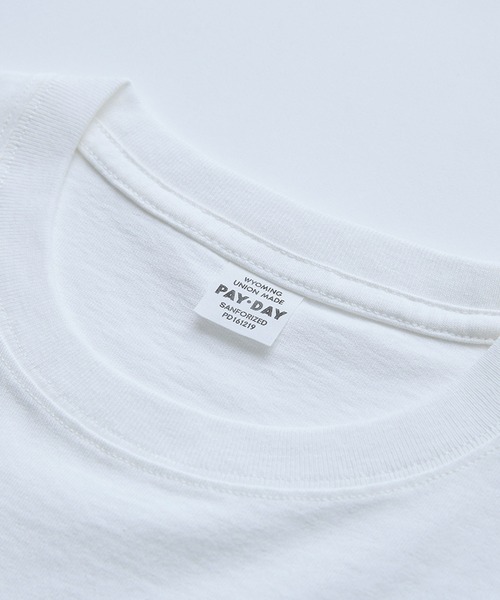 N+Ecology(ネコロジー)の「【N+Ecology ネコロジー】PAYDAYコラボ パックT (裏文字)(Tシャツ/カットソー・レディース・ホワイト・FREE)」の6枚目の写真