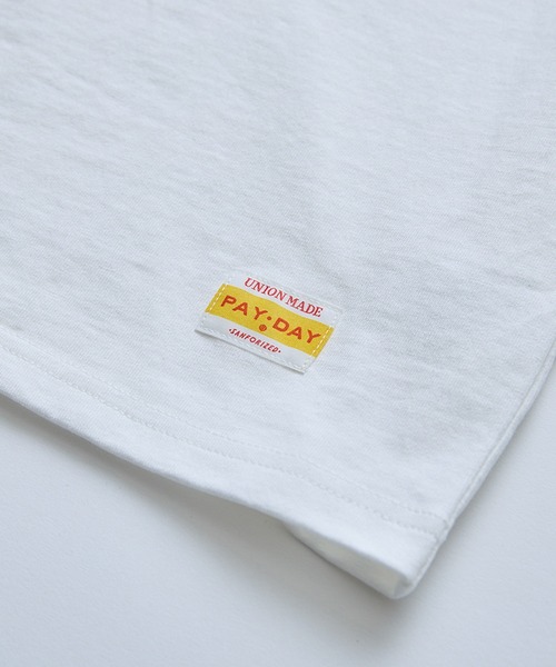 N+Ecology(ネコロジー)の「【N+Ecology ネコロジー】PAYDAYコラボ パックT (裏文字)(Tシャツ/カットソー・レディース・ホワイト・FREE)」の7枚目の写真