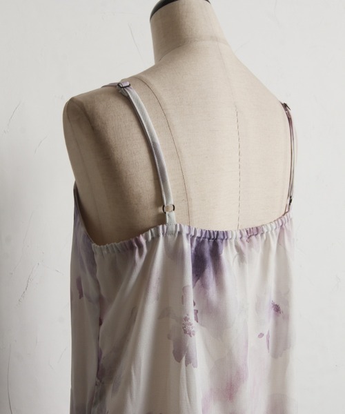 tocco closet(トッコ クローゼット)の「【トップス&ワンピース&帯の3点セット】2WAY♪水彩フラワープリントセパレート浴衣(浴衣・レディース・ラベンダー・FREE)」の14枚目の写真