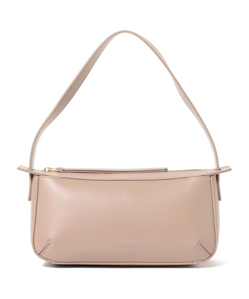 HASHIBAMI(ハシバミ)の「【8/6値下げ】【WEB限定】Hashibami / フェズ ワンハンドル ヨコナガ(ハンドバッグ・レディース・ブラック/ライトグレー/ダークブラウン・ONE SIZE)」の1枚目の写真