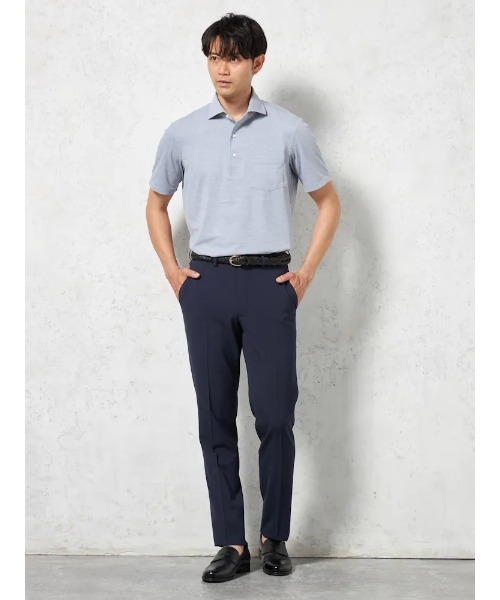 HARUYAMA(ハルヤマ)の「【ストレッチ】スマビズパンツ ノータック スリムシルエット ウォッシャブル イージーケア スラックス(スラックス・メンズ・ネイビー/ブラック/ブルー・76/88/94/82/85/91/97)」の7枚目の写真