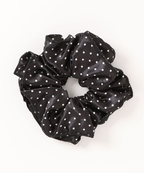 LOWRYS FARM（ローリーズファーム）の「ドットＢＩＧシュシュ　573178（シュシュ・レディース・ブラック/ホワイト/ベージュ・FREE）」の11枚目の写真