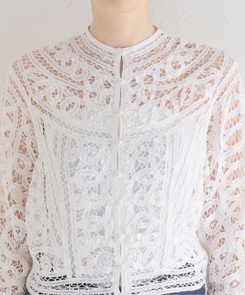 ¥24,200 IENA LA BOUCLE バテンレースブラウス IENA LA BOUCLE バテンレースブラウス（シャツ/ブラウス）｜IENA