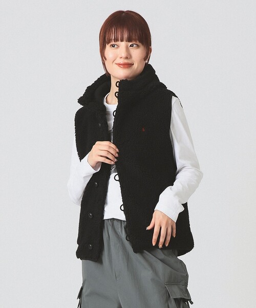 Gymphlex / フーデッド ボア ベスト（ベスト）｜Ray BEAMS（レイ