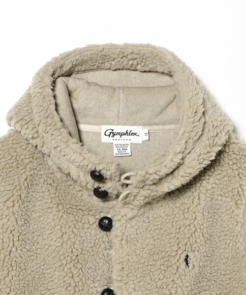 Ray BEAMS（レイビームス）の「Gymphlex / フーデッド ボア ベスト（ベスト・レディース・ナチュラル/ブラック・12/14）」の14枚目の写真