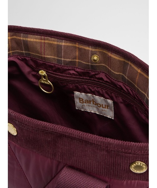 Barbour(バブアー)の「Healy キルティング トートバッグ(トートバッグ・レディース・オリーブ/ブラック/パープル/ネイビー・ONE SIZE)」の17枚目の写真