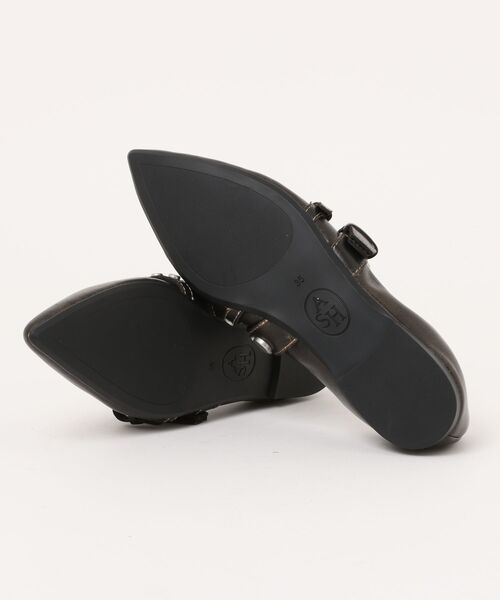 ASH（アッシュ）の「アッシュ【BRITNY】フラットポインテッドトゥパンプス スタッズ バレエシューズ メリージェーン 1.5cmヒール（パンプス・レディース・ブラック・38/37/36/35/39）」の10枚目の写真