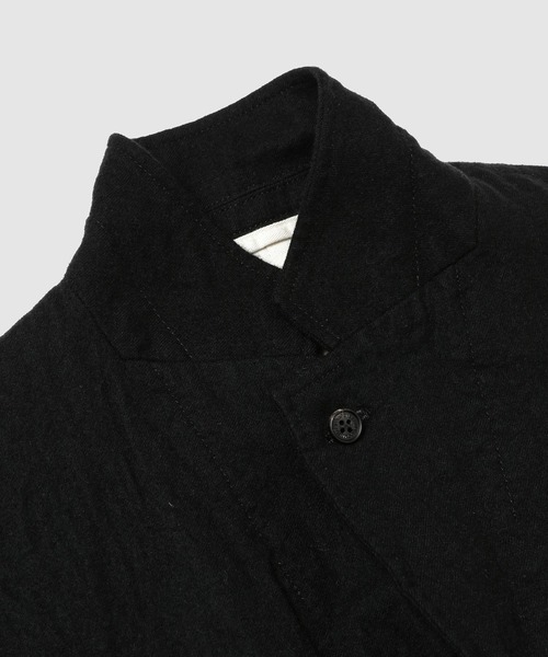 COMME des GARCONS HOMME(コム デ ギャルソン・オム)の「WOOL SERGE 製品縮絨 JACKET(テーラードジャケット・メンズ・ネイビー/ブラック・XL/L/M/XS/S)」の4枚目の写真