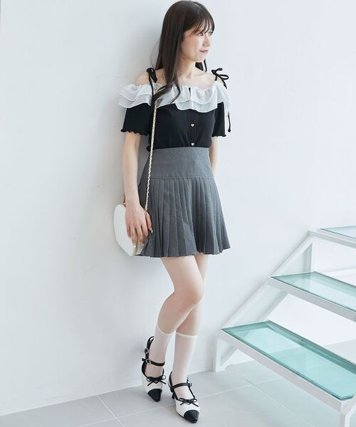 MAJESTIC LEGON(マジェスティックレゴン)の「アソートプリーツスカート(スカート・レディース・キャメル/ブラック/グレー/ブラウン/グレー系その他・MEDIUM)」の7枚目の写真