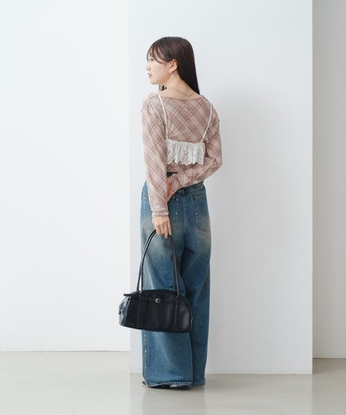 Kastane（カスタネ）の「レースキャミビスチェ（キャミソール・レディース・アイボリー/ホワイト・FREE）」の20枚目の写真