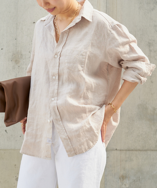 フランクアンドアイリーン 希少 GRAYSON ロングシャツ 白 Frank&Eileen（フランクアンドアイリーン）の「Frank & Eileen
