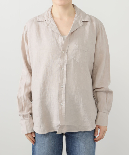 Frank&Eileen（フランクアンドアイリーン）の「【FRANK&EILEEN/フランクアンドアイリーン】EILEEN/WASHED LINEN（シャツ/ブラウス・レディース・ベージュ系その他・FREE）」の9枚目の写真