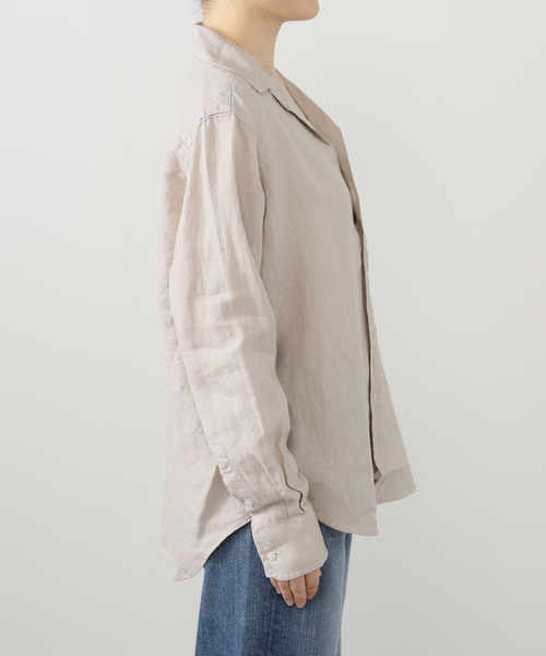 美品＊フランクアンドアイリーン Eileen コットンフランネルシャツ ベージュ Frank＆Eileen/フランク＆アイリーン｜秋冬に大活躍！ 人気の