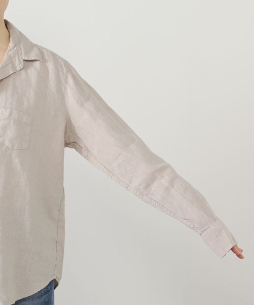 Frank&Eileen（フランクアンドアイリーン）の「【FRANK&EILEEN/フランクアンドアイリーン】EILEEN/WASHED LINEN（シャツ/ブラウス・レディース・ベージュ系その他・FREE）」の13枚目の写真