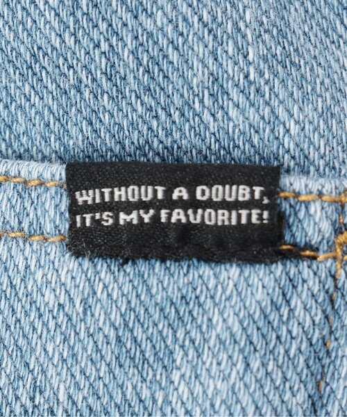 Ampersand（アンパサンド）の「【ジュニア対応】ニットバレルパンツ（デニムパンツ・キッズ・サックスブルー/ネイビー・80/90/100/110/120/130/140）」の10枚目の写真