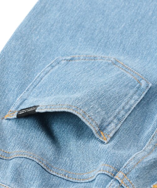 Ampersand（アンパサンド）の「【ジュニア対応】ニットバレルパンツ（デニムパンツ・キッズ・サックスブルー/ネイビー・80/90/100/110/120/130/140）」の8枚目の写真