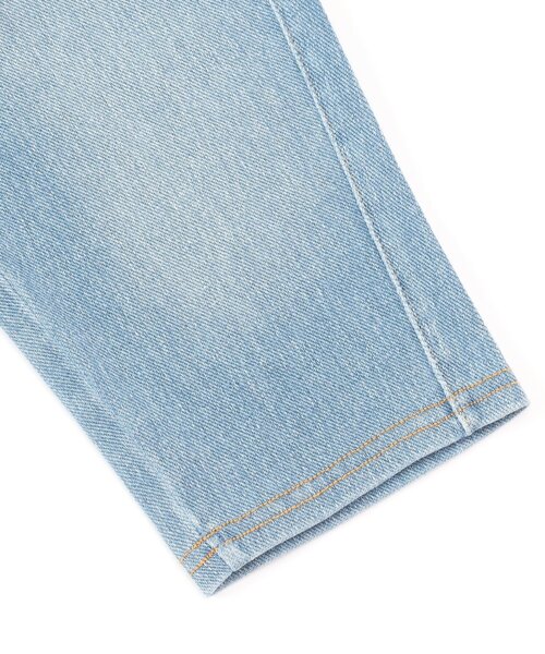 Ampersand（アンパサンド）の「【ジュニア対応】ニットバレルパンツ（デニムパンツ・キッズ・サックスブルー/ネイビー・80/90/100/110/120/130/140）」の9枚目の写真