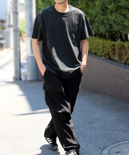 TCSS（ティーシーエスエス）の「FOG ESSENTIALS エッセンシャルズ  LOGO TEE ロゴ Tシャツ バックプリント フロント リフレクタープリント（Tシャツ/カットソー・メンズ・ブラック/グレー・MEDIUM/LARGE）」の11枚目の写真