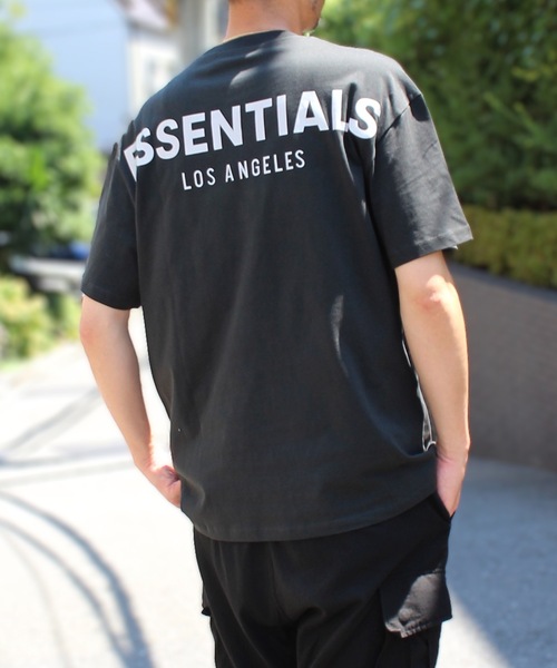 TCSS（ティーシーエスエス）の「FOG ESSENTIALS エッセンシャルズ  LOGO TEE ロゴ Tシャツ バックプリント フロント リフレクタープリント（Tシャツ/カットソー・メンズ・ブラック/グレー・MEDIUM/LARGE）」の12枚目の写真