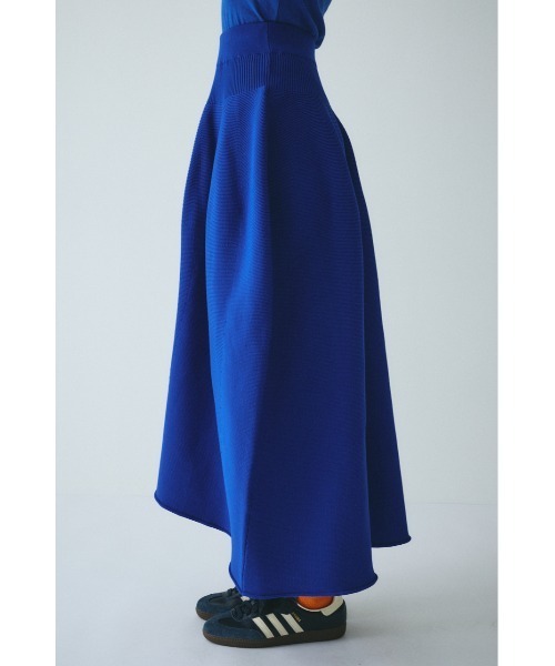 HeRIN.CYE（ヘリンドットサイ）の「Jersey volume knit skirt　　ジャージボリュームニットスカート（スカート・レディース・ブラック/ブラウン/レッド/ブルー・FREE）」の21枚目の写真