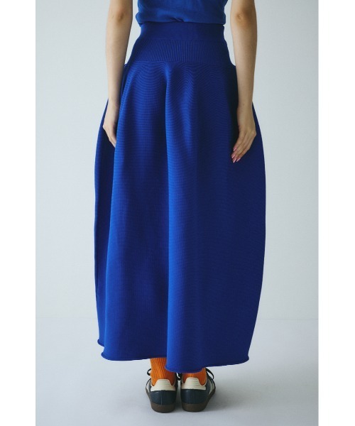 HeRIN.CYE（ヘリンドットサイ）の「Jersey volume knit skirt　　ジャージボリュームニットスカート（スカート・レディース・ブラック/ブラウン/レッド/ブルー・FREE）」の22枚目の写真