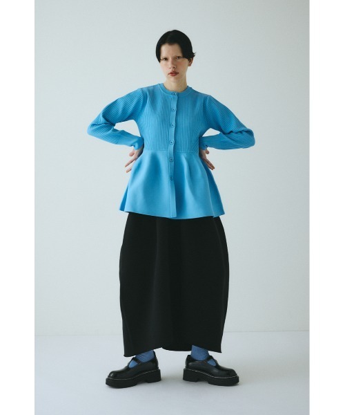 HeRIN.CYE（ヘリンドットサイ）の「Jersey volume knit skirt　　ジャージボリュームニットスカート（スカート・レディース・ブラック/ブラウン/レッド/ブルー・FREE）」の19枚目の写真