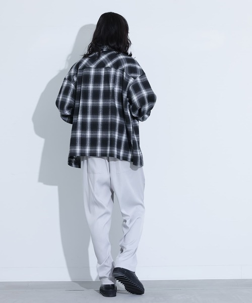 MDR(エムディアール)の「チェックネルシャツ(シャツ/ブラウス・メンズ・レッド/パープル/イエロー/ブルー/ブラック・M/L)」の12枚目の写真
