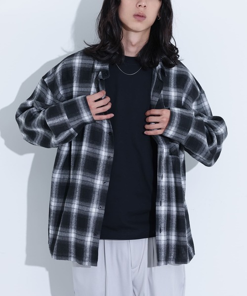 MDR(エムディアール)の「チェックネルシャツ(シャツ/ブラウス・メンズ・レッド/パープル/イエロー/ブルー/ブラック・M/L)」の9枚目の写真