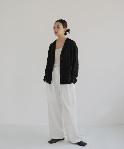 カットワークレースシャツ（シャツ/ブラウス）｜hellam（へラム