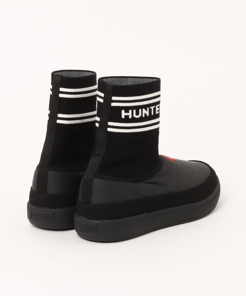 HUNTER（ハンター）の「ユニセックス イン/アウト ハンター ニッテッド ソック スリッパ（スリッポン・レディース・ブラック/ホワイト・UK3/UK4/UK5/UK6/UK7/UK8/UK9）」の12枚目の写真