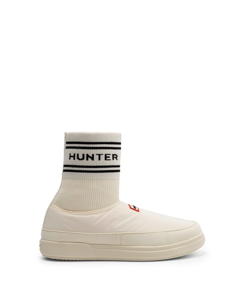 HUNTER（ハンター）の「ユニセックス イン/アウト ハンター ニッテッド ソック スリッパ（スリッポン・レディース・ブラック/ホワイト・UK3/UK4/UK5/UK6/UK7/UK8/UK9）」の8枚目の写真