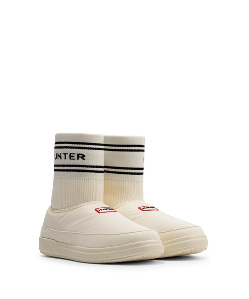 HUNTER（ハンター）の「ユニセックス イン/アウト ハンター ニッテッド ソック スリッパ（スリッポン・レディース・ブラック/ホワイト・UK3/UK4/UK5/UK6/UK7/UK8/UK9）」の16枚目の写真