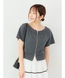 Te chichi TERRASSE（テチチテラス）の「ダブルジップオフショルカットトップス（その他トップス）」