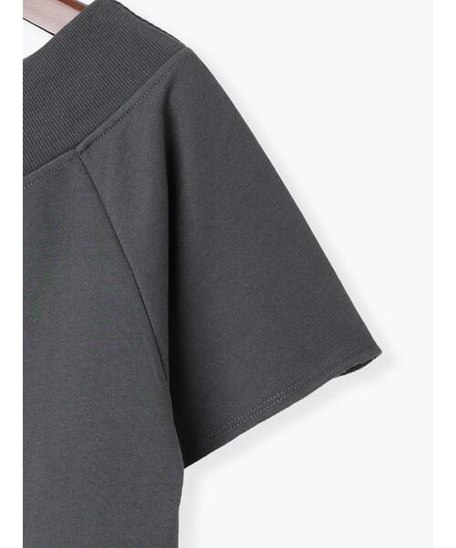 Te chichi TERRASSE（テチチテラス）の「ダブルジップオフショルカットトップス（その他トップス・レディース・キナリ/チャコールグレー/グレー・F）」の15枚目の写真