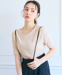 cccmalie シーマリー ベロア半袖トップス cccmalie シーマリー ベロア半袖トップス